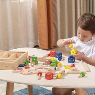 Viga Toys® Houten Constructieset